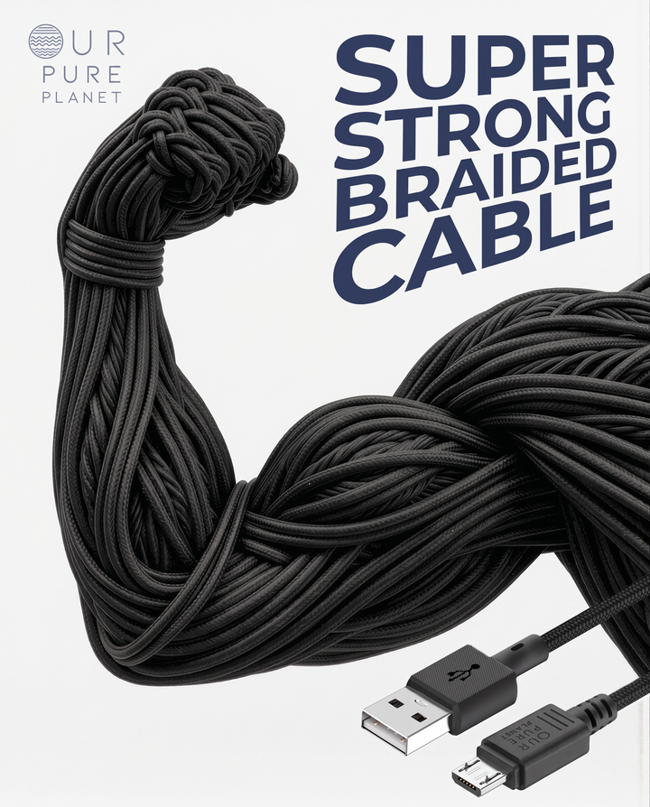 USB-A to Micro cable, 1.2m/4ft