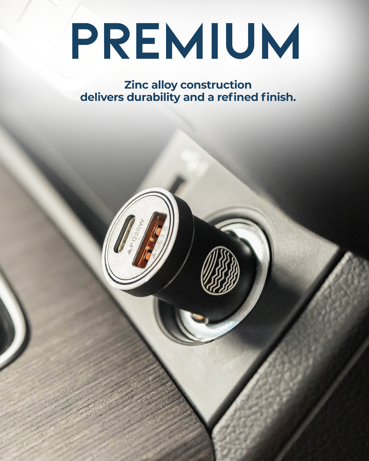 36W USB-A + USB-C Car Charger