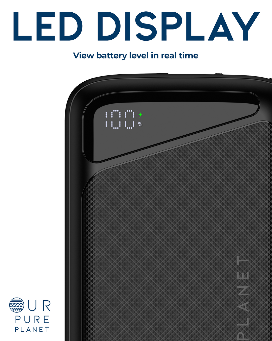 20,000mAh Power Bank (Black)