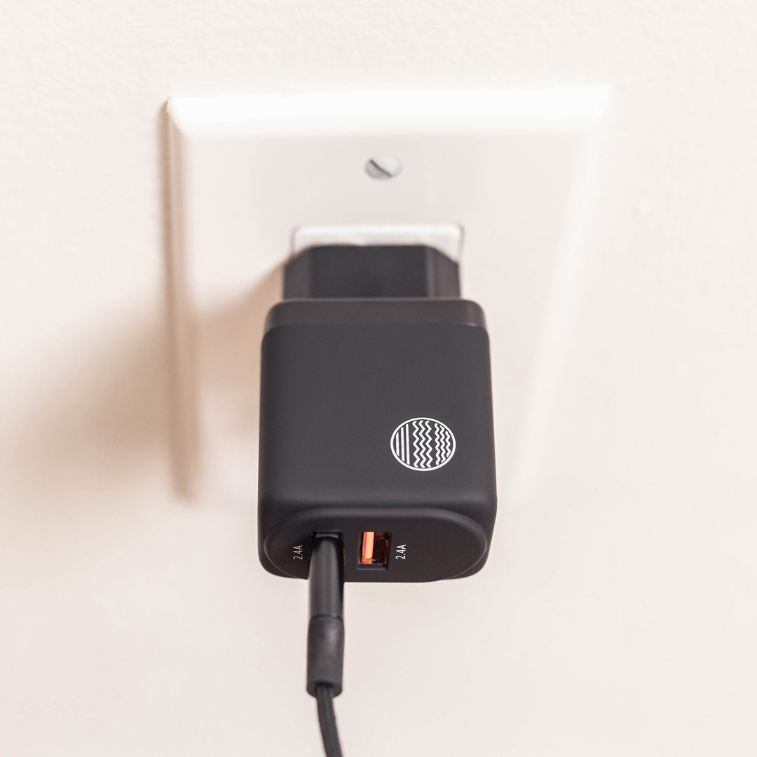 24W Dual USB-A Wall Charger (EU port)