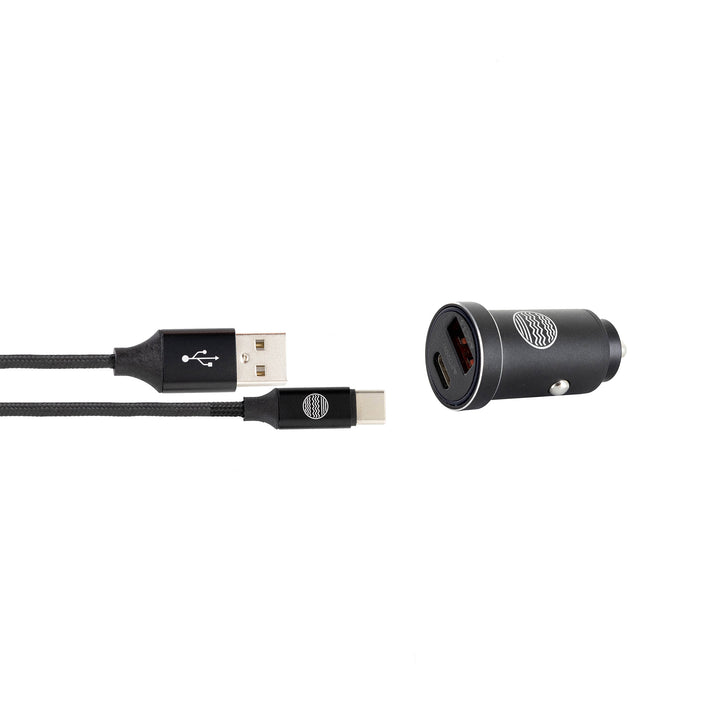 36W USB-A + USB-C Car Charger