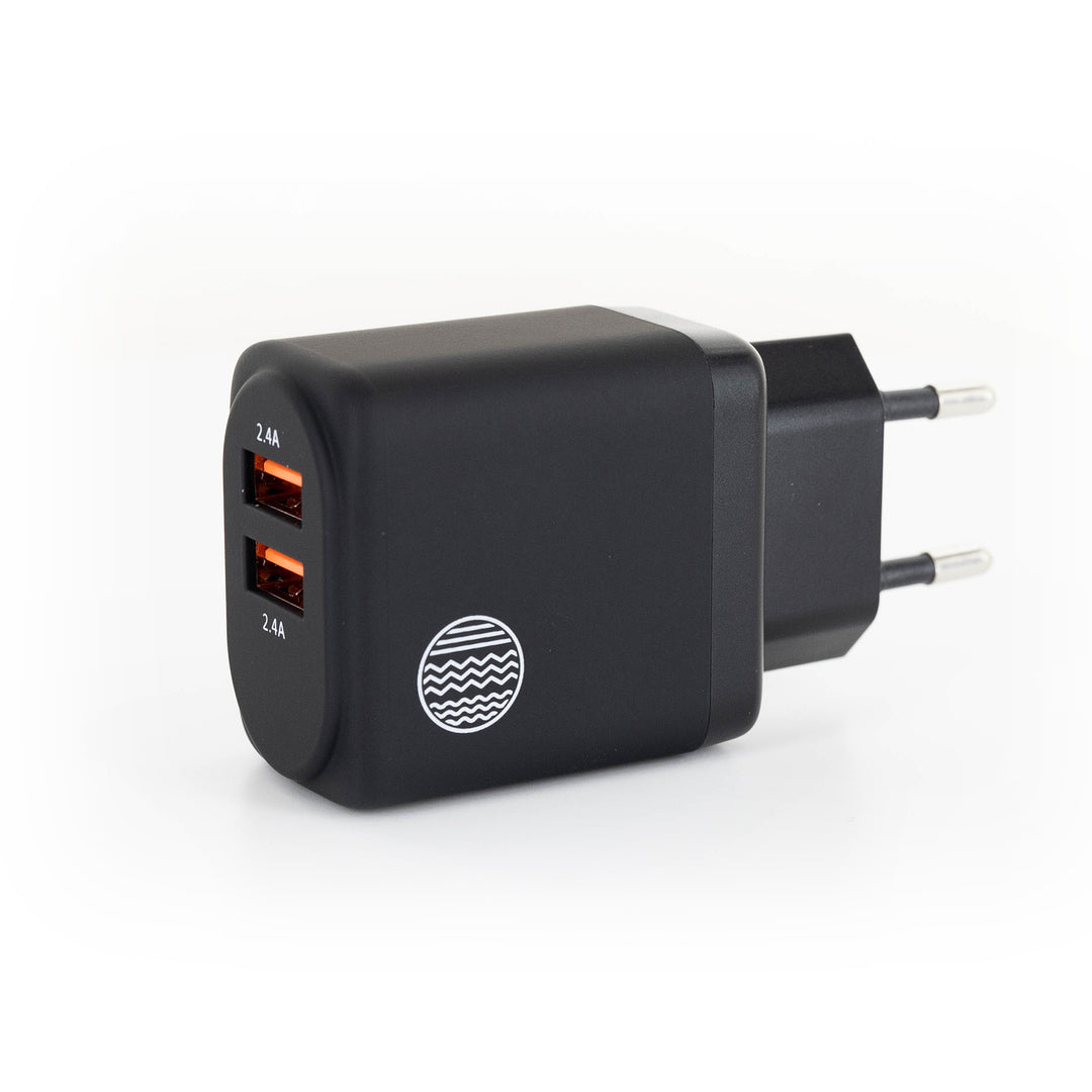 24W Dual USB-A Wall Charger (EU port)